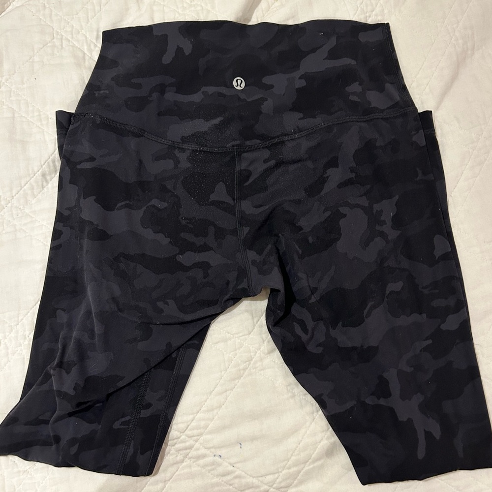 Black Camo Lululemon Align Leggings